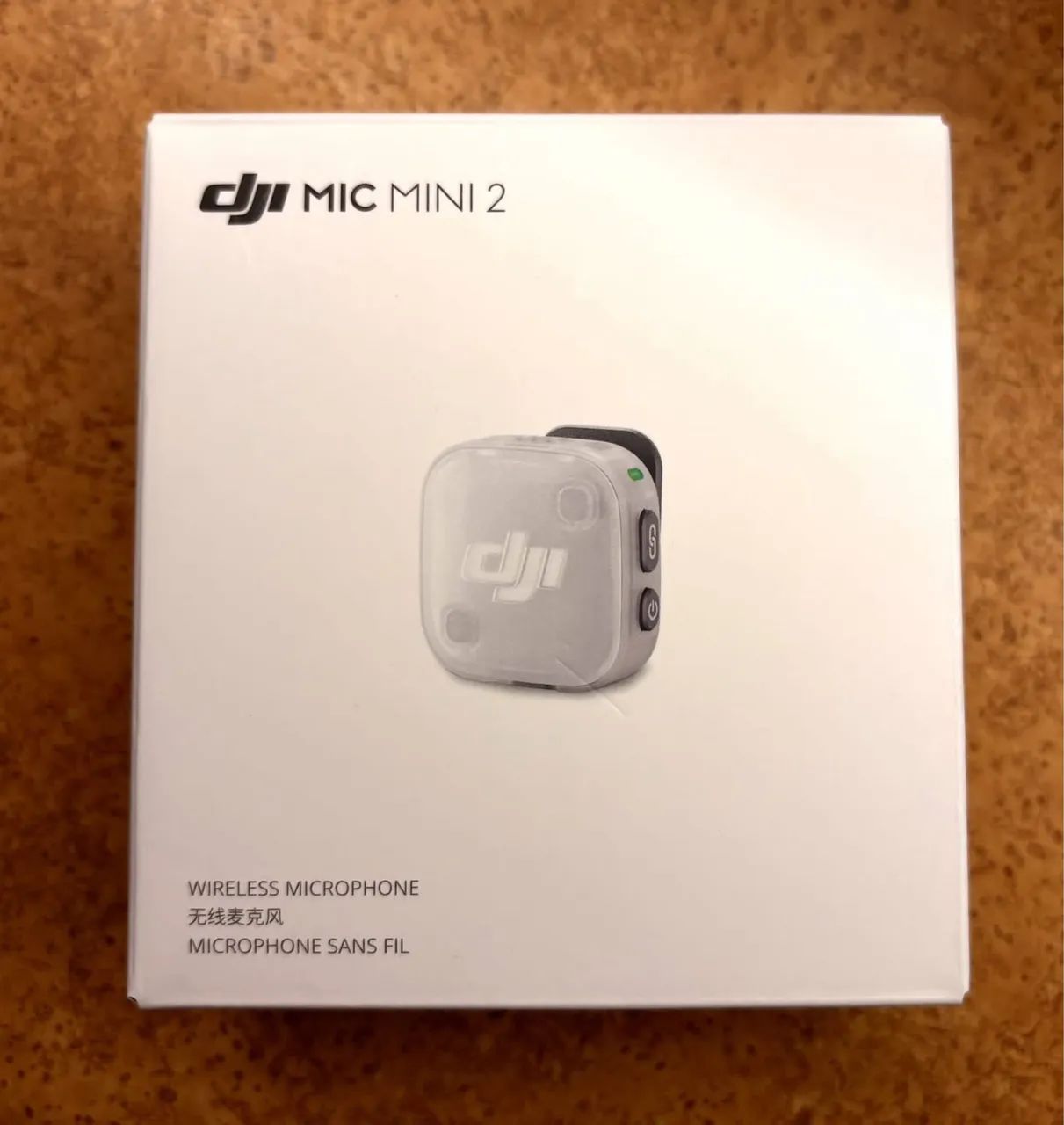 Microfone DJI Mic Mini 2 Transparente Novo Lacrado