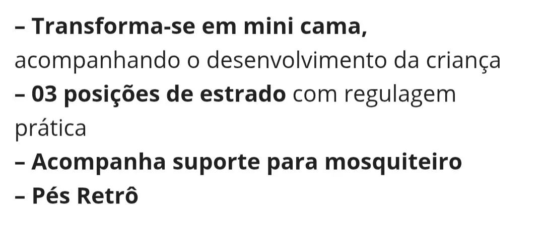 Berço com pés retrô - Foto 3