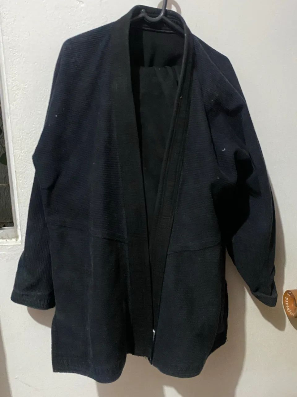 Kimono traçado A1 preto com calça rip stop