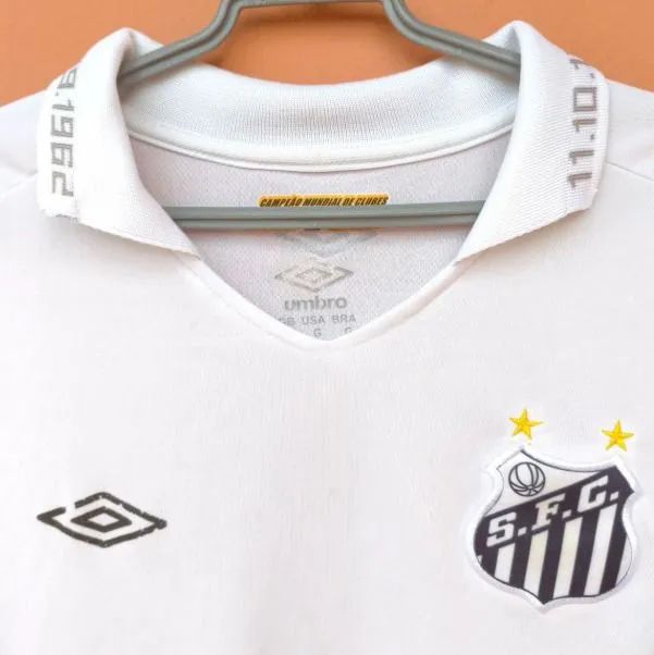 Camisa futebol time santos umbro branco Tam G - Foto 3