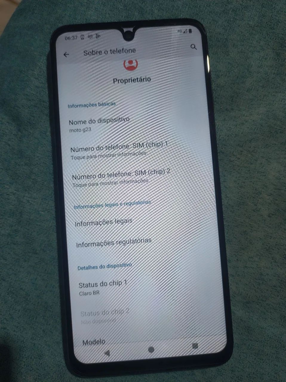 Vendo célula moto g23 128 gb - Foto 4