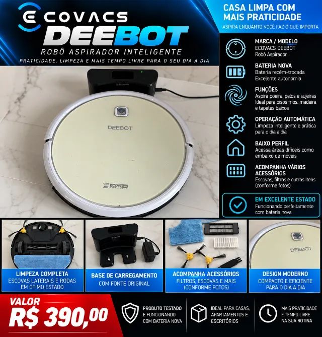 ROBO ASPIRADOR ECOVACS DEEBOT N79S
