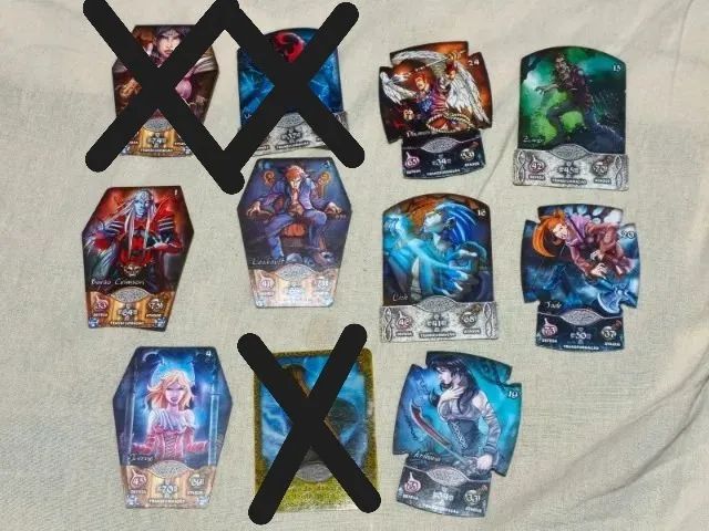 8 Cartas Elma Chips Vampiros