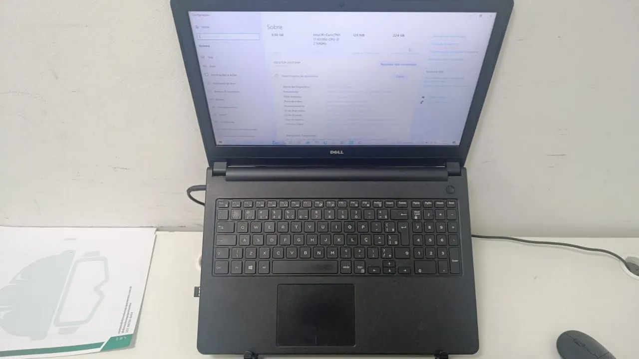 Vendo notebook Dell i7 - Foto 2