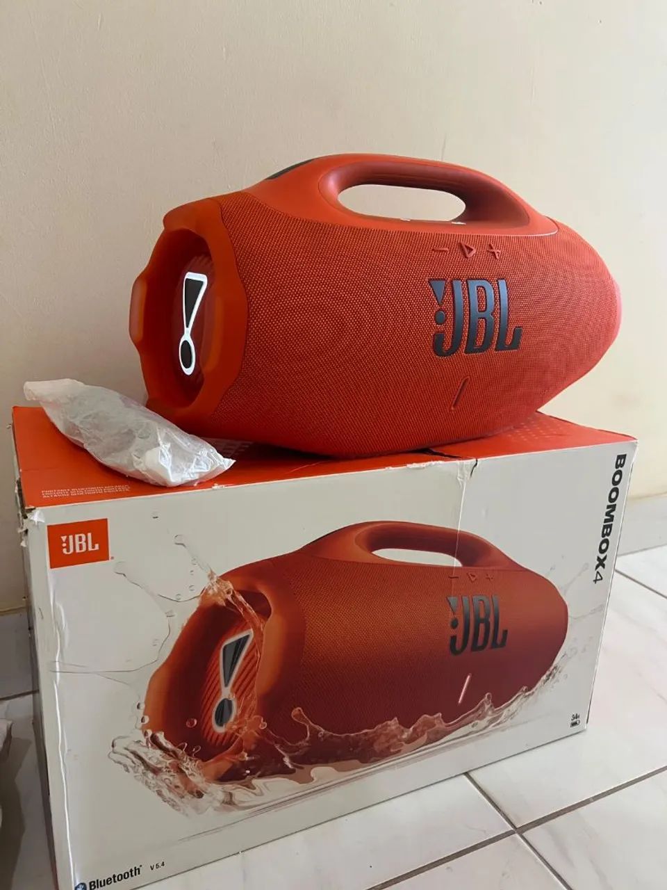 Bombox 4 laranja edição limitada jbl - Foto 4