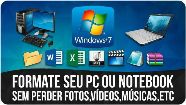 Formatação de computadores e serviços