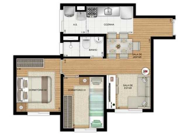 Apartamentos de 2 dorms, Zona Oeste - Foto 16