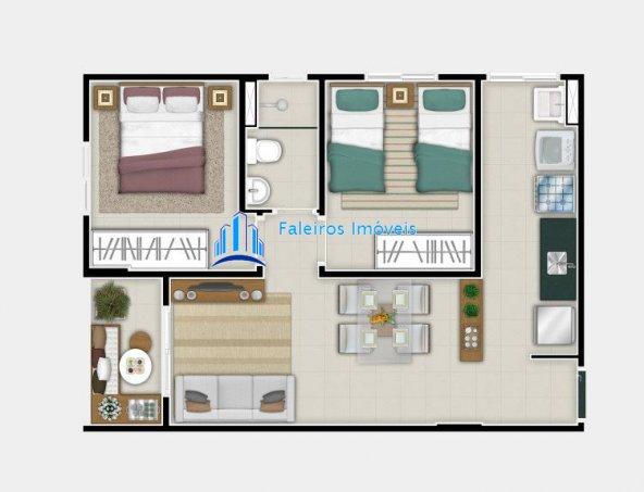 UP 400 Apartamento 2 dormitórios Minha Casa Minha Vida Ipiranga - Foto 12