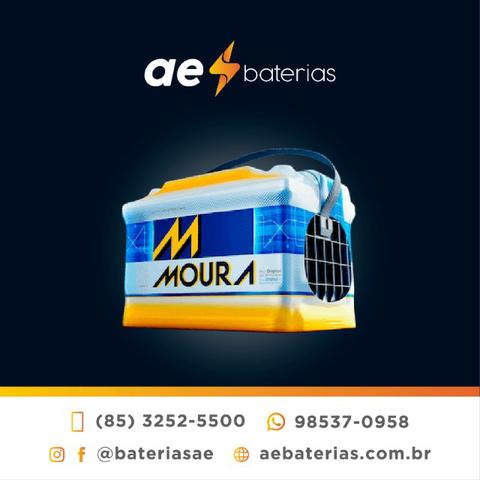 Bateria Moura 60Ah, ligue ou fale no whatsapp