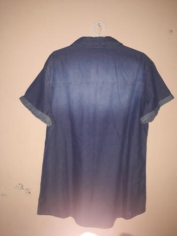 Blusa Jeans Plus Size - Foto 2