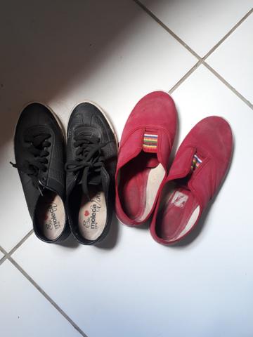 2 pares de sapatos