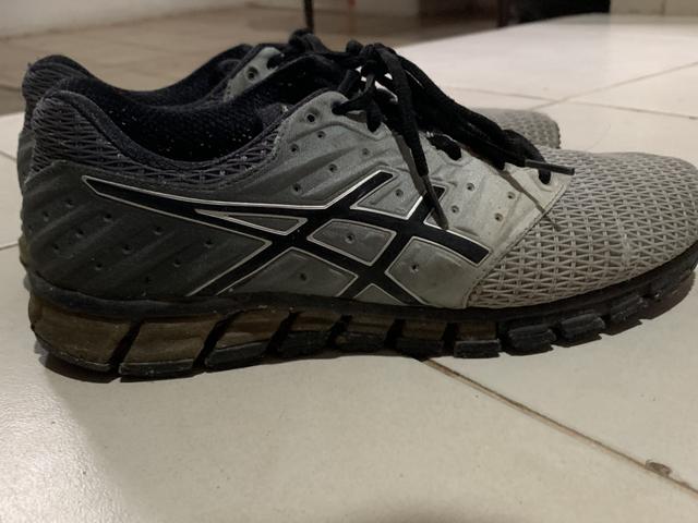 Tênis de corrida Tamanho 41 Asics Gel-Quantum 180 Cinza/Preto/Prata - Foto 6