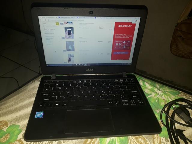 Vendo not Acer ou troco por iphone 7 ou 8. vai com capa protetora