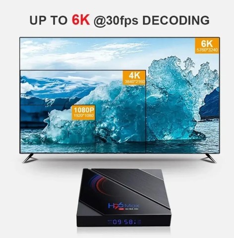 Transforme sua TV comum em Smart TV Box H96 Max H616 com Android 10 - Foto 2