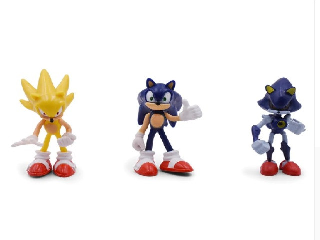 Kit Miniaturas Bonecos Do Sonic The Hedgehog