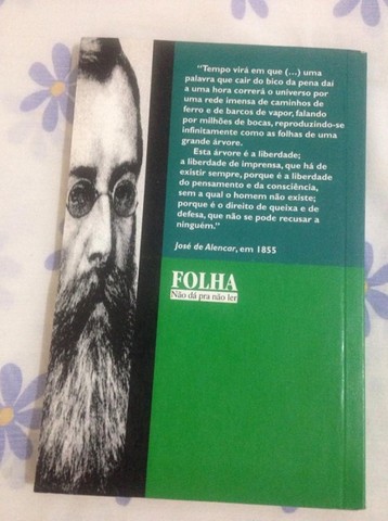 Livro Crônicas Escolhidas José De Alencar Folha de São Paulo - Foto 3