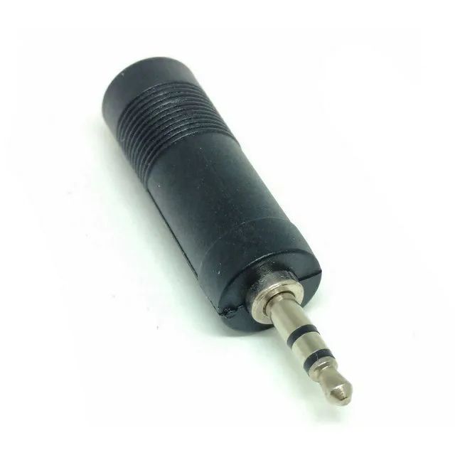 Adaptador de áudio P10 Fêmea x P2 macho - Foto 4
