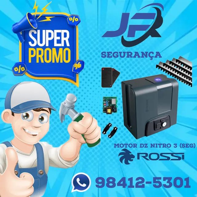 Motor P/ portão, câmeras, interfone - Foto 3