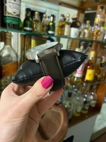 Relógio Lince com pulseira de couro marrom  - Foto 2