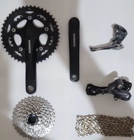 Grupo Shimano Gravel Road Touring 2x8 16v Ciclismo Pira