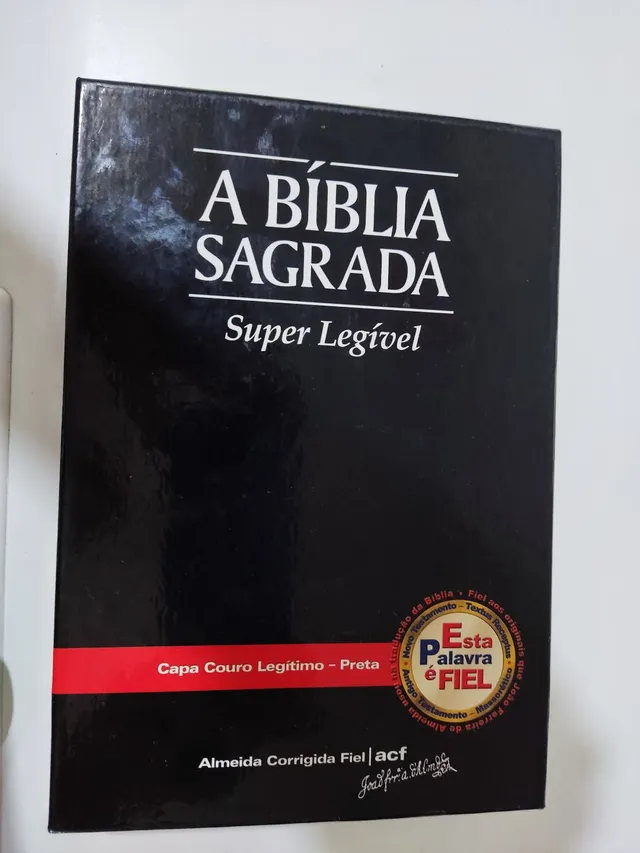 A Bíblia Sagrada, Tradução de João Ferreira d'Almeida, Edição Corrigida e  Revisada, Fiel ao Texto Original by João Ferreira d'Almeida