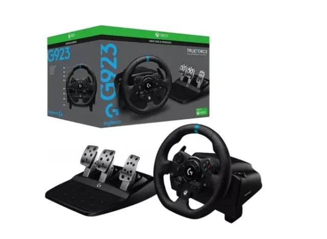 VOLANTE LOGITECH G923 RACING WHEEL & PEDALS