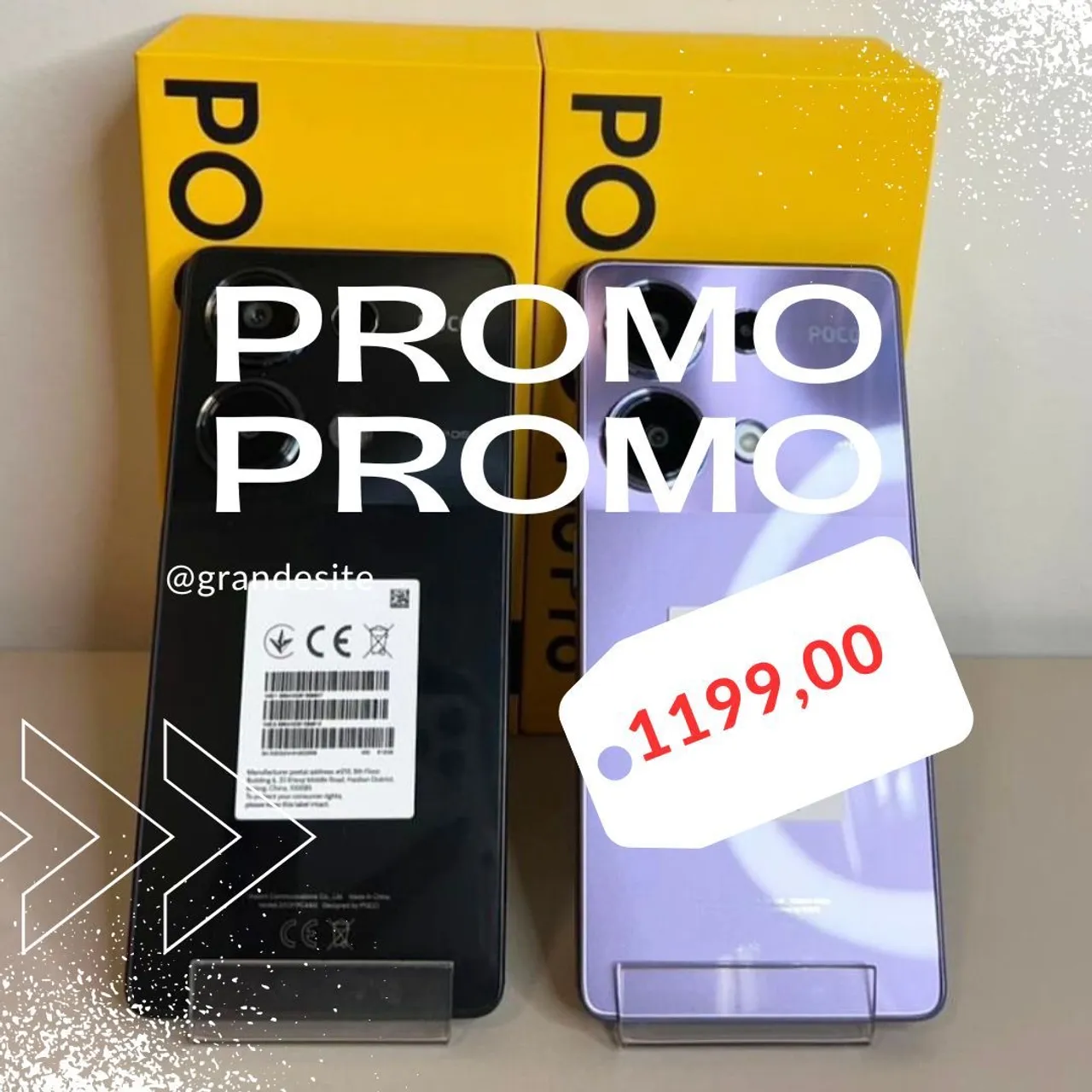 Celular Poco M6 Pro 4G NFC 256Gb 08Ram Lacrado Entregamos Garantia