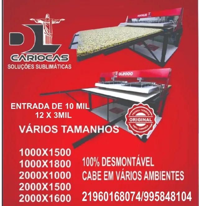 MÁQUINAS DE SUBLIMÇÃO E SERVIÇOS - Foto 5