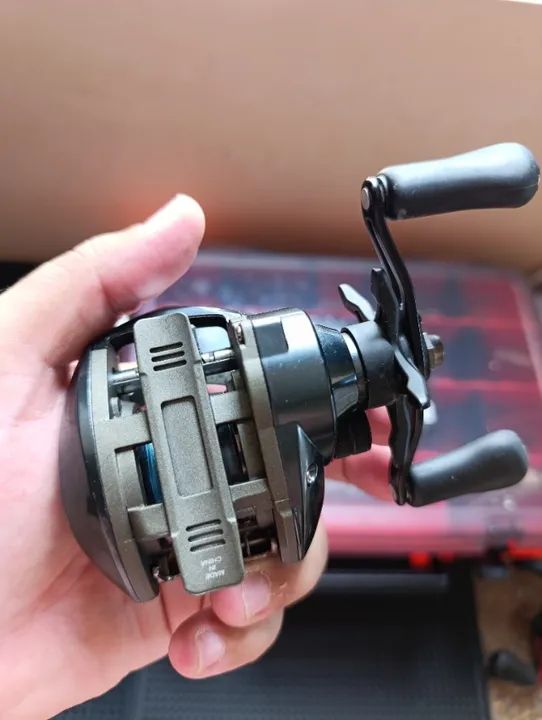 Carretilha Pesca Marine Sports Ventura Vt5 New esquerda - Foto 4