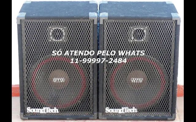 PAR de caixas Soundtech LEIA o anúncio