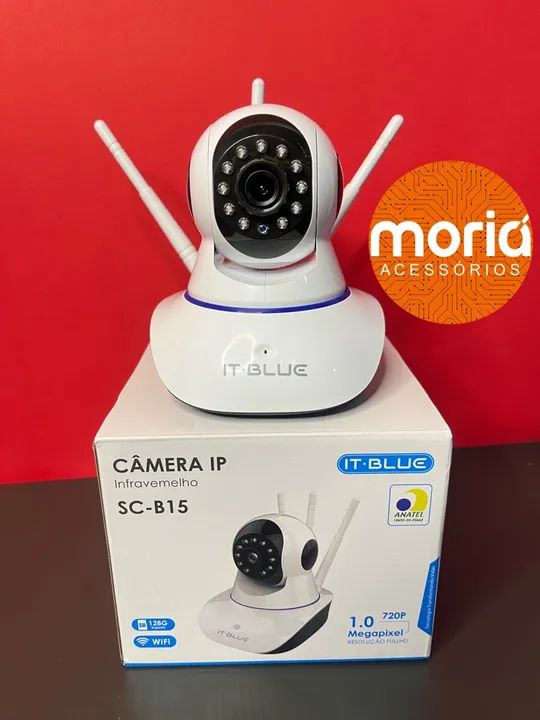 Câmera Segurança 3 Antenas Robo Baba Pet Ip Onvif Wifi Noturna - Foto 3