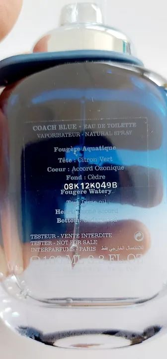 PERFUME IMPORTADO COACH COACH BLUE MASCULINO EAU DE TOILETTE 100ML - Foto 2