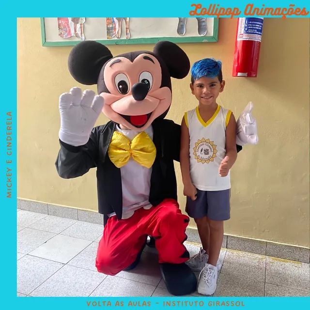 Personagem vivo - Mickey Mouse 