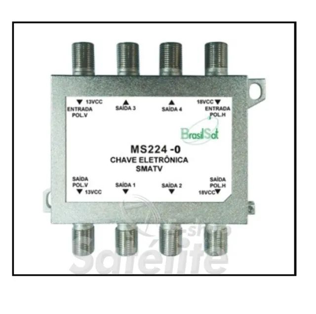 Chave SMU Universal 10db 20db ou 30db sistema coletivo predial banda KU - Foto 2