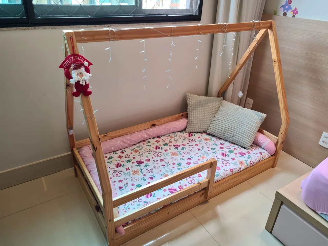 Cama mojtesso - montessori infantil + colchão + capa