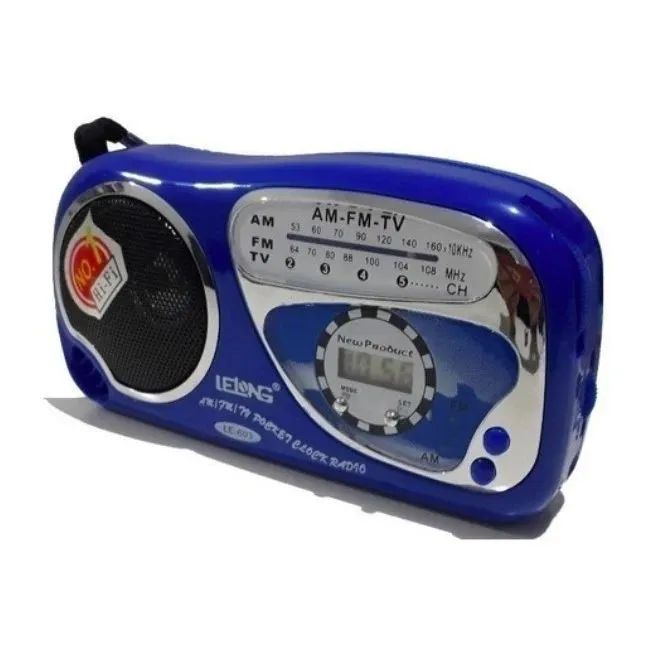 Radio De Bolso com Relogio Am / Fm / Tv <br>Lelong - Foto 4