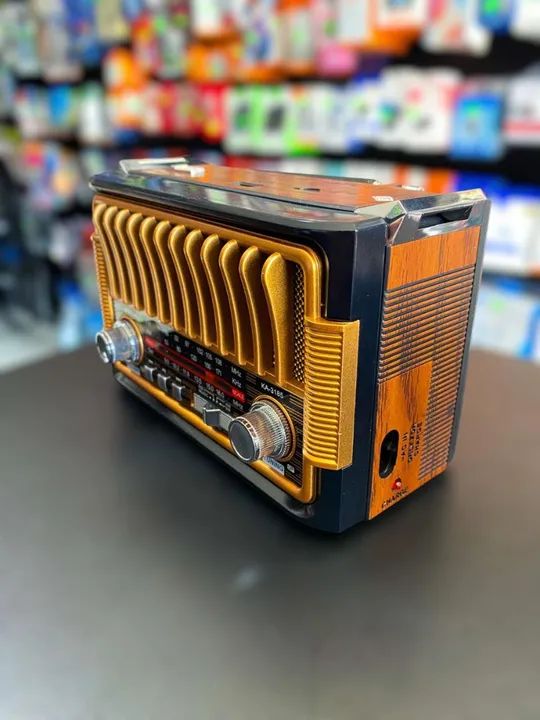 RÁDIO RETRÔ FM AM BLUETOOTH KAPBOM KA-3185 - Foto 3