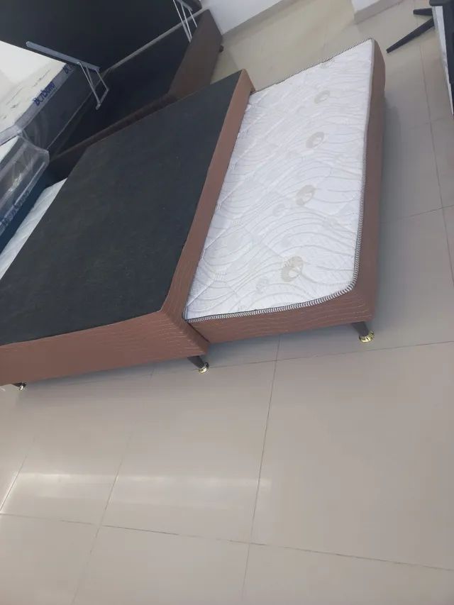 Base cama casal com auxiliar bon sono 