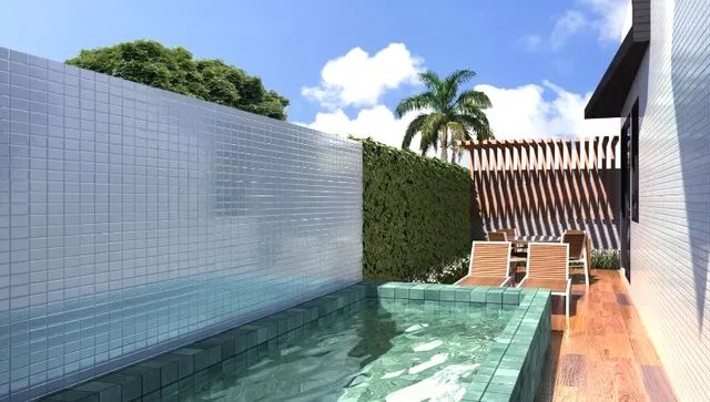 Apartamento  TÉRREO  COM PISCINA - 3 QUARTOS