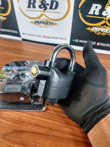 ! Entrega grátis ! Cadeado com alarme, ótimo produto para moto - Foto 3