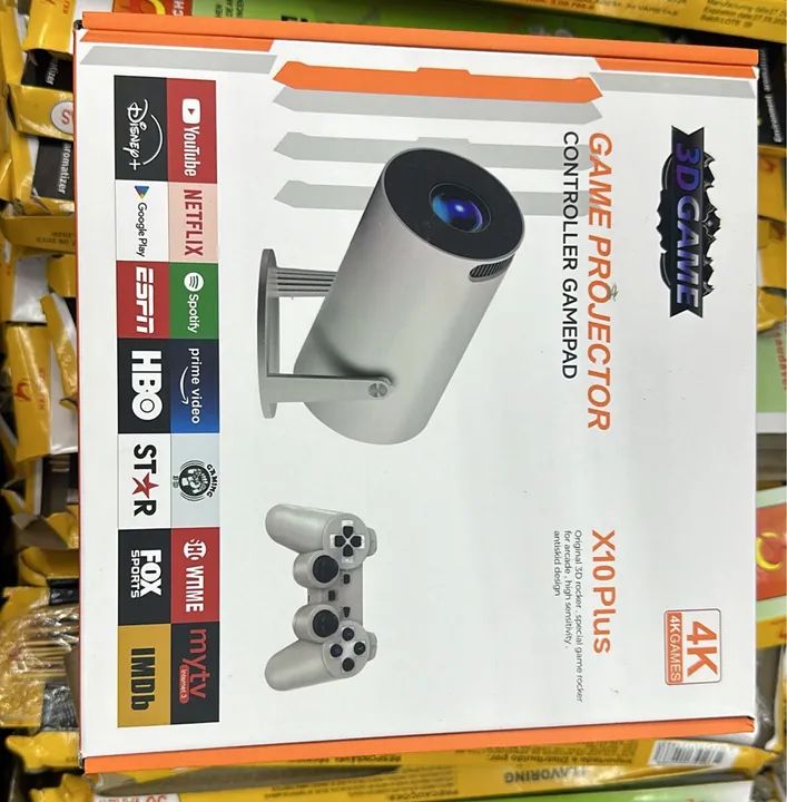 Projetor de imagens X10 plus com jogos