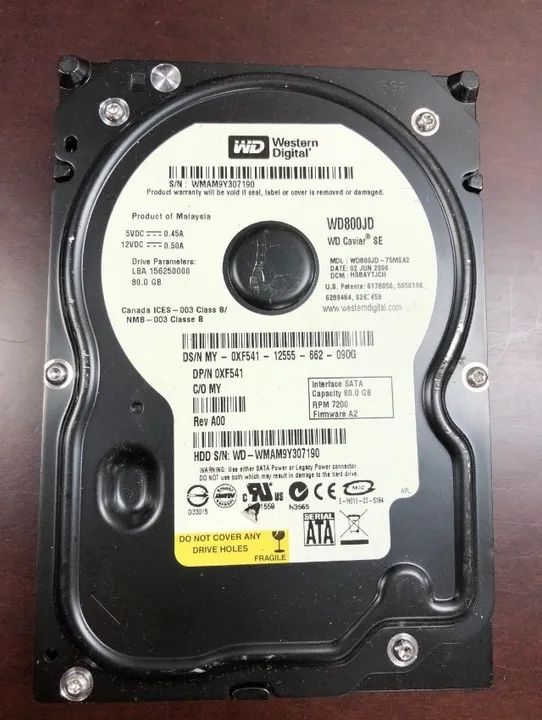 Disco Rígido Interno Wd 80gb Sata P/desktop,pc - Foto 5