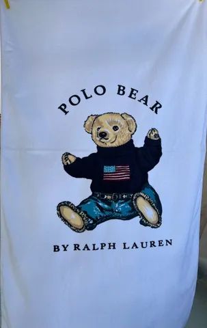Toalha importada Ralph Lauren polo bear 