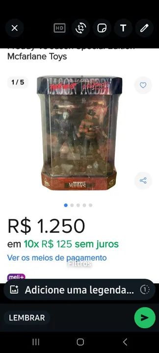 Action Figure Freddy vs Jason Special Edition Mcfarlane Toys - Foto 5