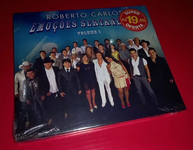 CD Roberto Carlos Emoções Sertanejas vol. 1 (CD Lacrado)