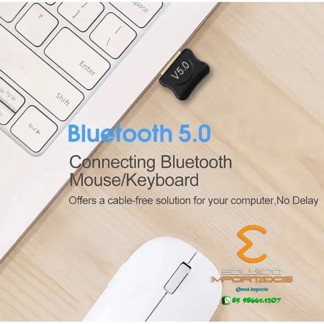 Adaptador E Receptor USB Bluetooth 5.0 - Foto 3