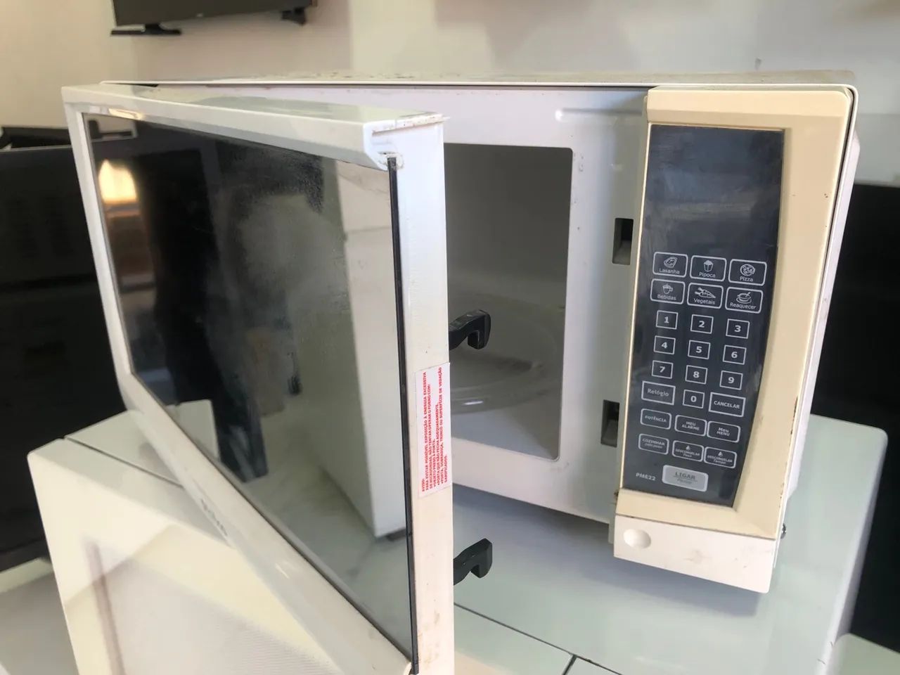 Micro-ondas com garantia em loja, aceitamos o seu usado - Foto 2