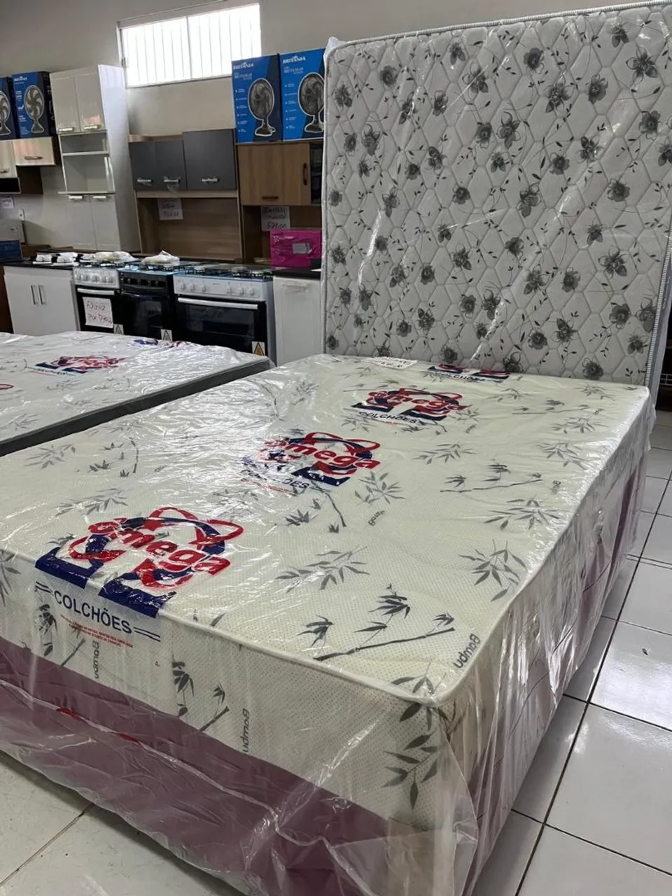 Cama Box Casal Conjugado 10 cm Espuma ENTREGA GRÁTIS