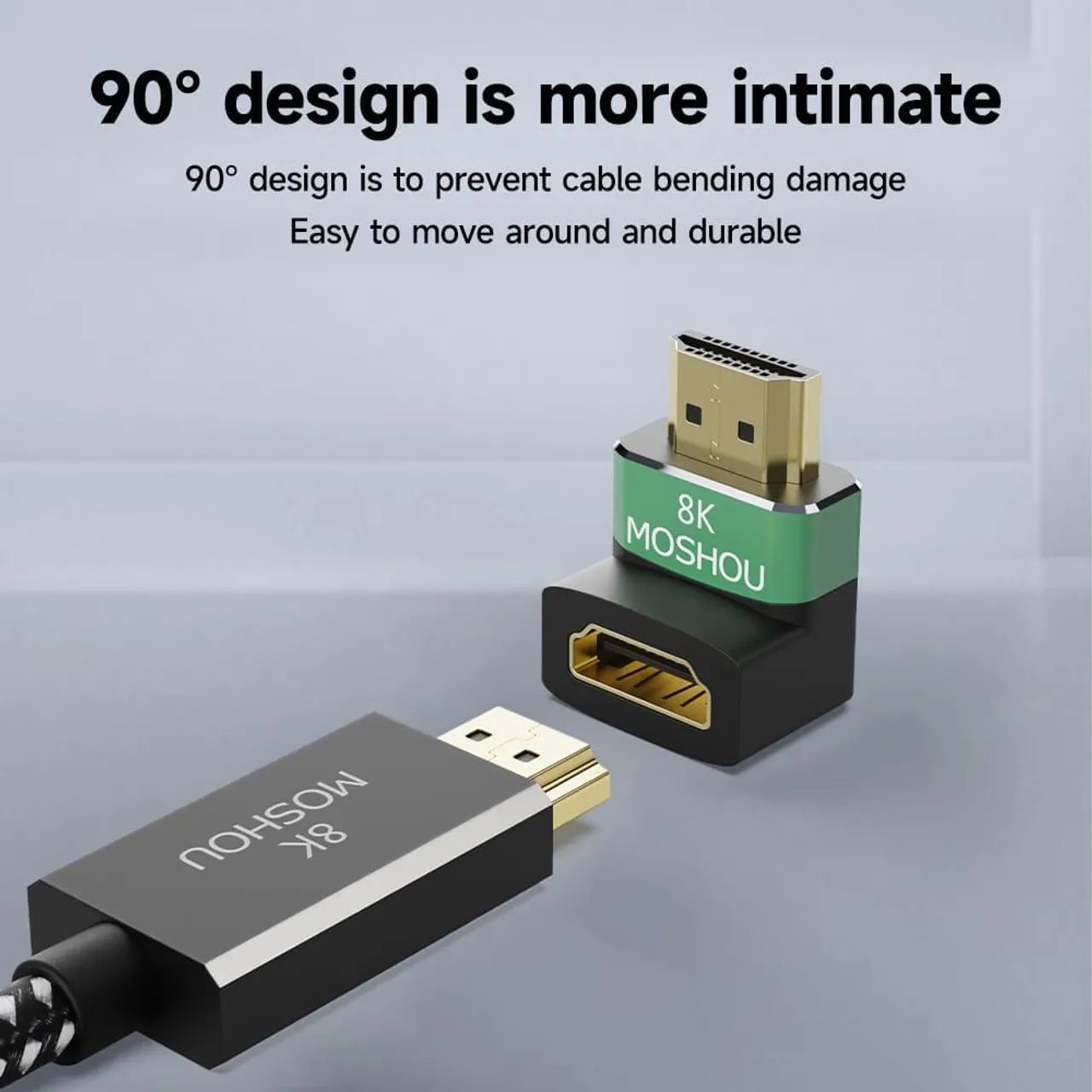 Adaptador HDMI 2.1 8K - Conexão de alta qualidade - Foto 2