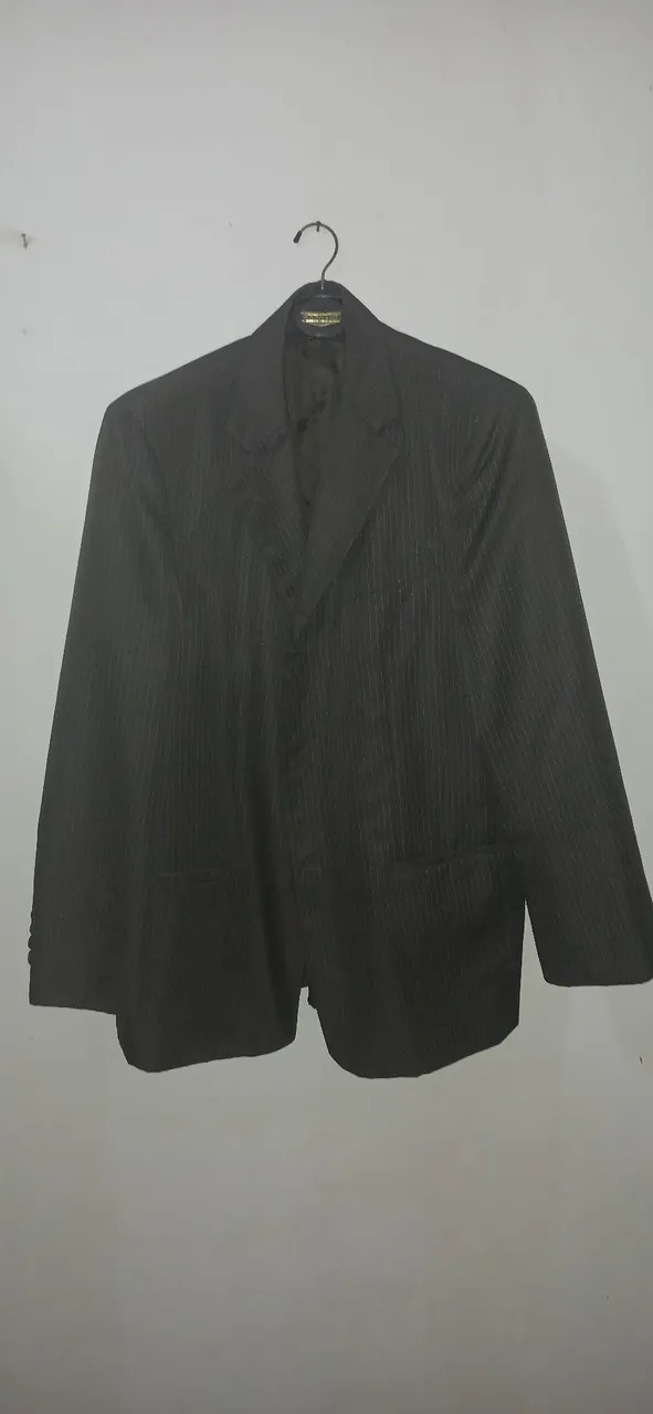 Blazer social masculino com listras